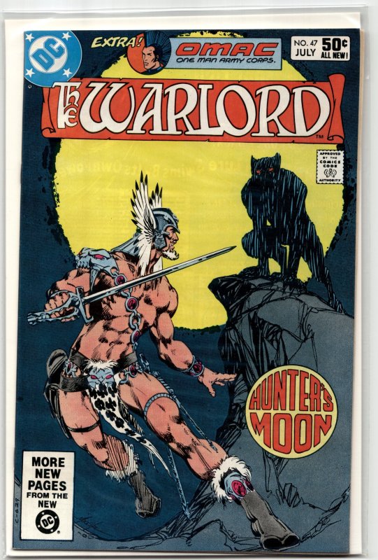 Warlord #47 (DC Comics, 1981), raw, ungraded comic book — front cover