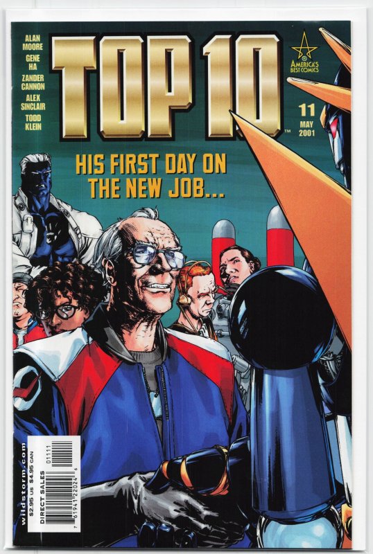 Top 10 #11 (2001), raw, ungraded comic book — front cover