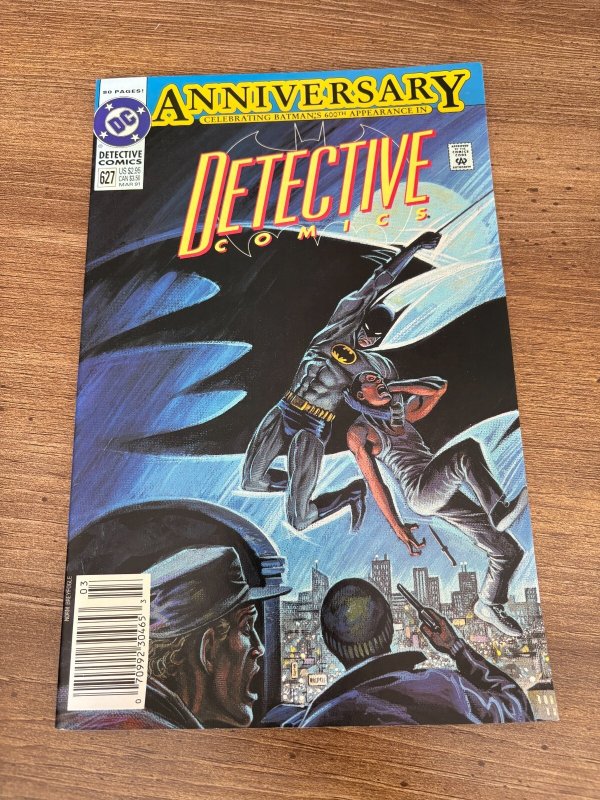 Detective Comics #627 (DC Comics, 1991), raw comic book in NM condition — front cover