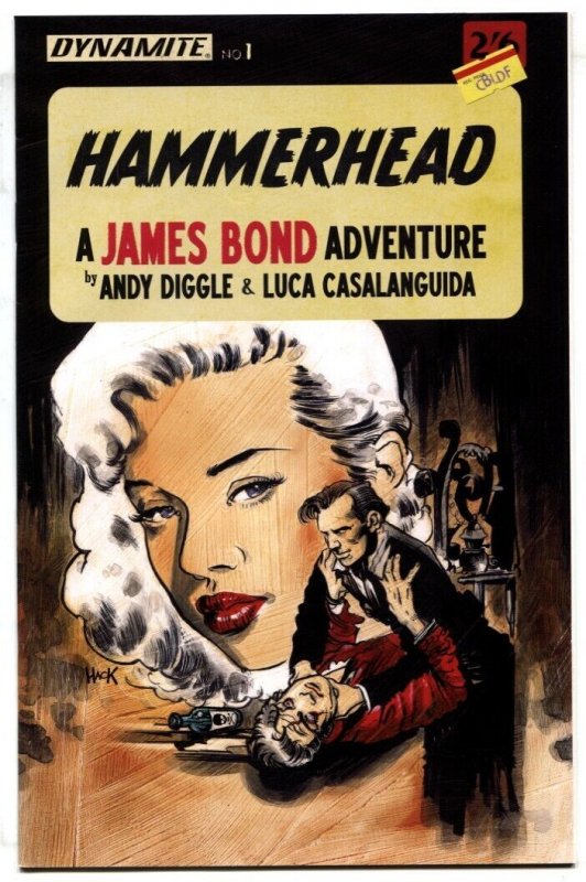 James Bond: Hammerhead #1 (Dynamite Entertainment, 2016), raw comic book in NM- condition — front cover