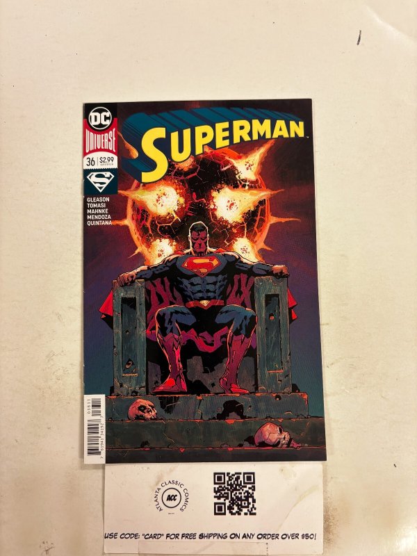 Superman #36 (DC Comics), raw comic book in NM condition — front cover
