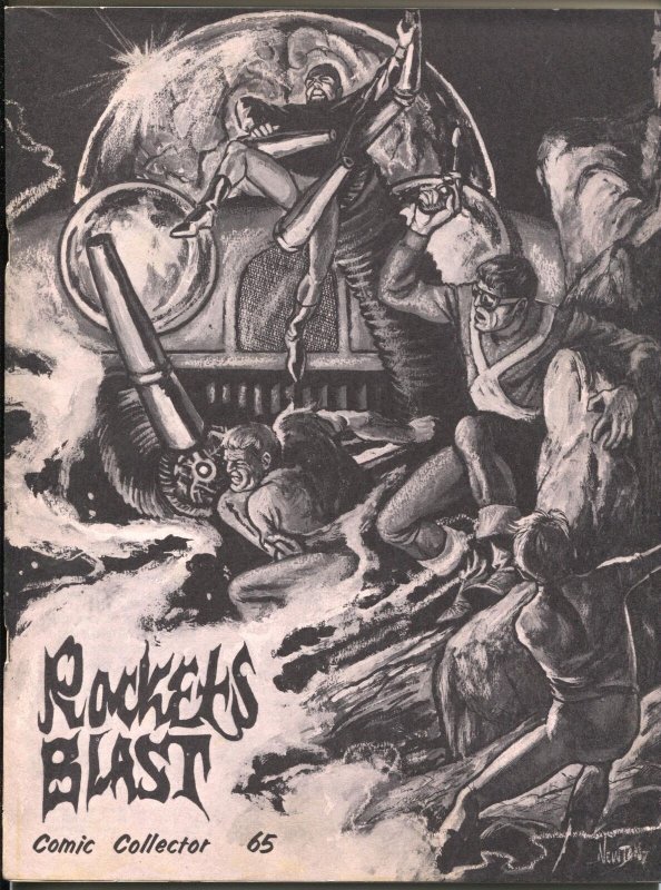 Rocket's Blast Comicollector #65 (1967), raw, ungraded comic book — front cover
