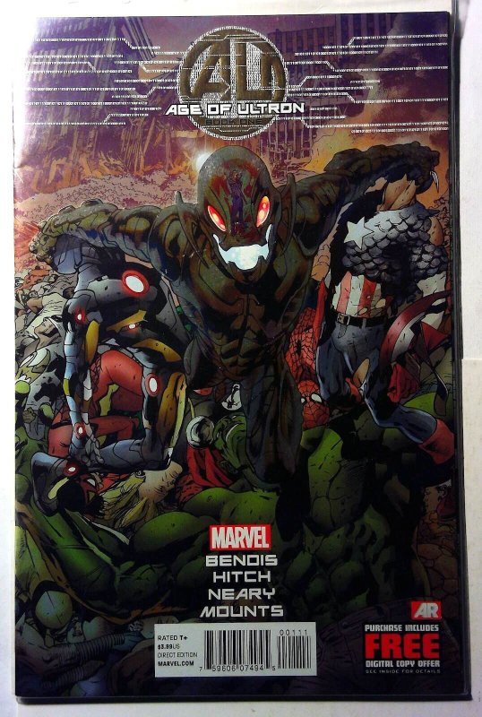 Age Ultron #1 (Marvel Comics, 2013), raw, ungraded comic book — front cover