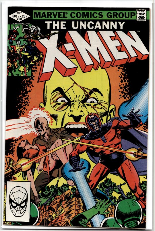 The Uncanny X-Men #161 (Marvel Comics, 1982), raw, ungraded comic book — front cover