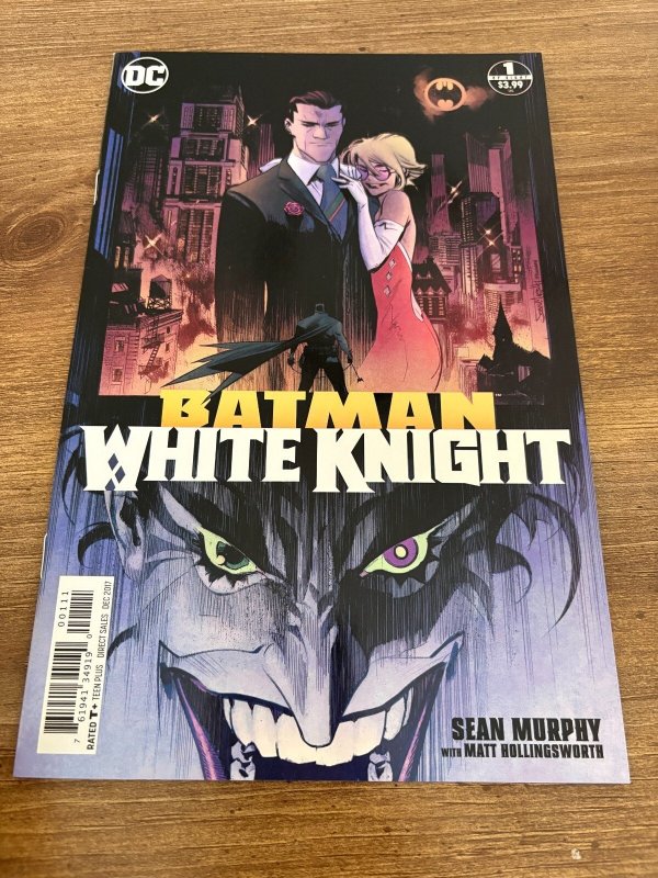 Lot of 8 Batman White Knight DC Comic Books # 1 2 3 4 5 6 7 8 Vf-Nm 18 J479, raw comic book in NM condition — front cover