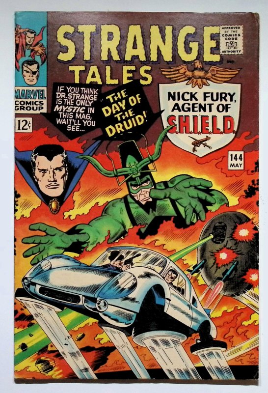 Strange Tales #144 (Marvel Comics, 1966), raw, ungraded comic book — front cover