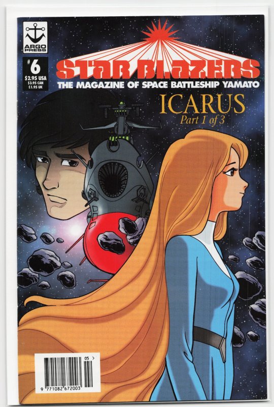 Star Blazers: The Magazine of Space Battleship Yamato #6 (1997), raw, ungraded comic book — front cover