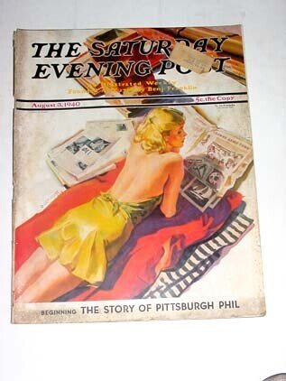 Mag: Sat. Eve. Post-8/3/1940-Dominice Cammerota G, raw, ungraded comic book — front cover