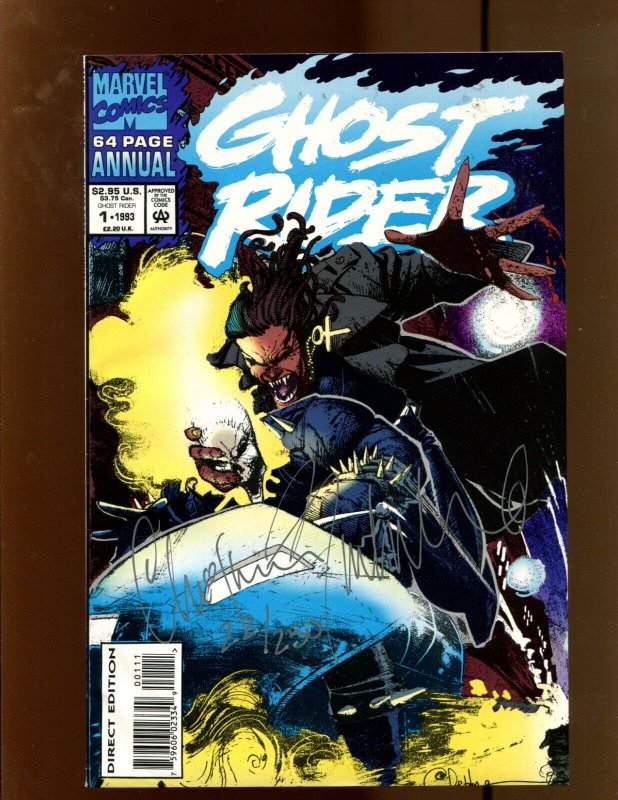 Ghost Rider Annual #1 (1993), raw comic book in 9.0 condition — front cover