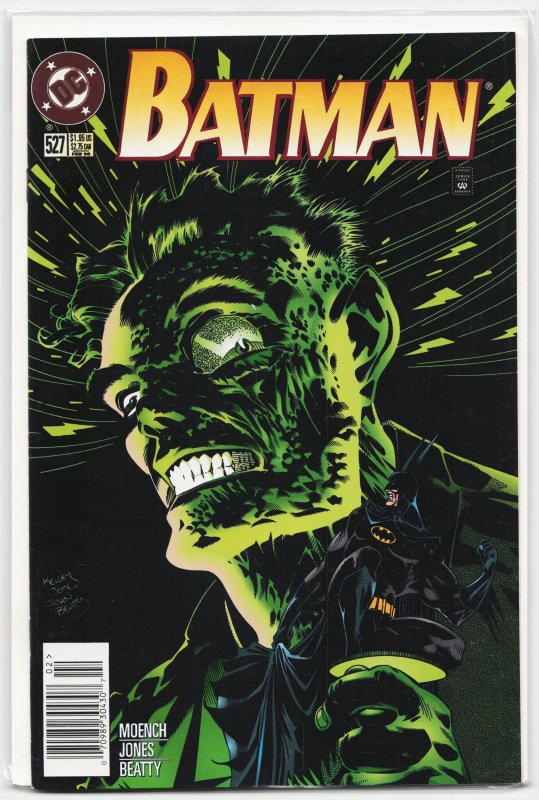 Batman #527 (DC Comics, 1996), raw, ungraded comic book — front cover