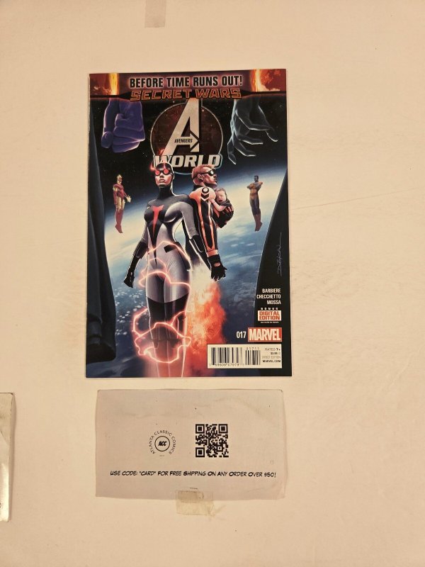 Avengers World #17 (Marvel Comics), raw comic book in NM condition — front cover