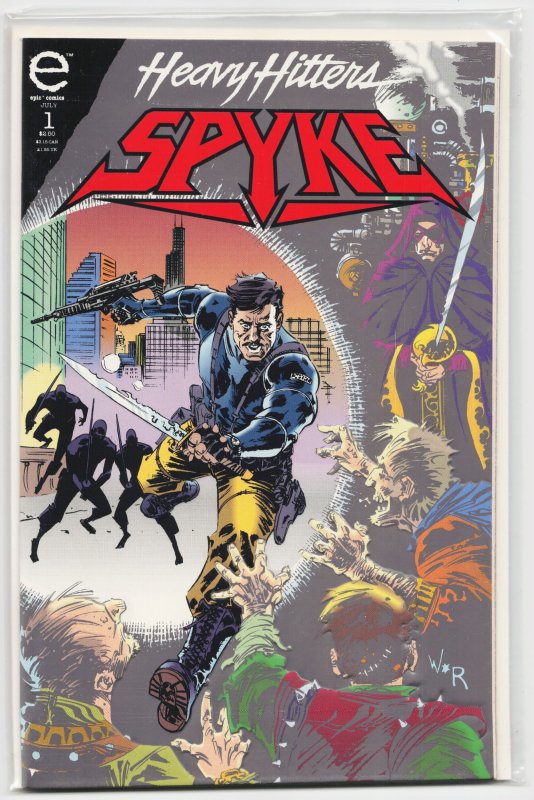 Spyke #1 (Image Comics, 1993), raw, ungraded comic book — front cover