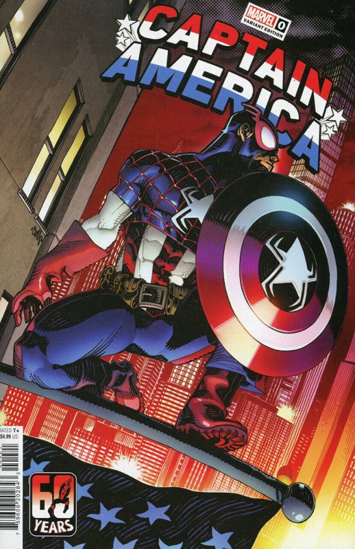 Captain America #0 (Marvel Comics, 2022), raw comic book in NM condition — front cover