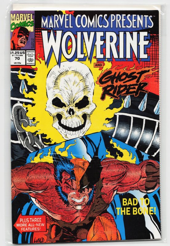 Presents #70 (Marvel Comics, 1991), raw, ungraded comic book — front cover
