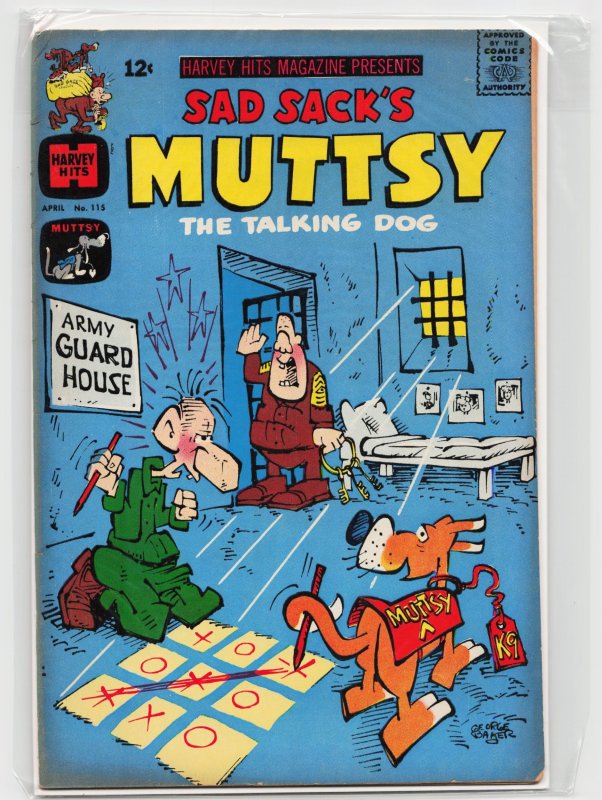 Harvey Hits Magazine #115 (Harvey Comics, 1967), raw, ungraded comic book — front cover
