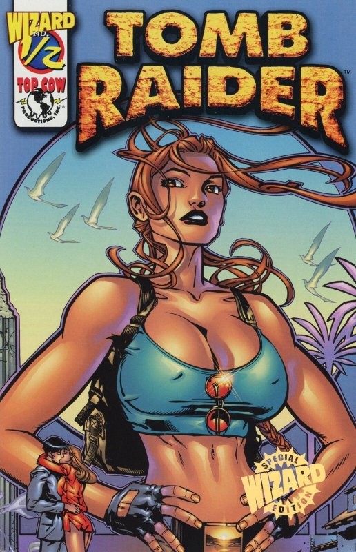 Tomb Raider: The Series #1/2 (2000), raw comic book in NM condition — front cover