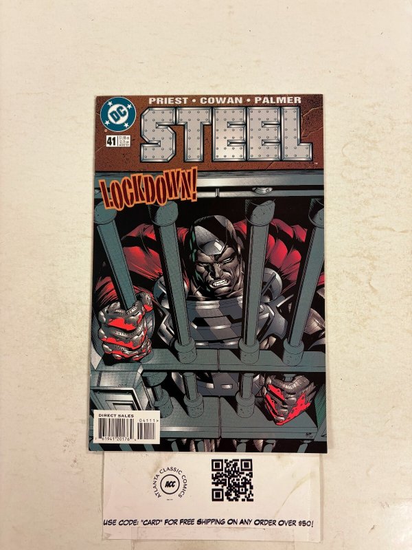 Steel #41 (DC Comics), raw comic book in NM condition — front cover