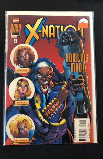 X-Nation 2099 #3 (Marvel Comics, 1996), raw, ungraded comic book — front cover