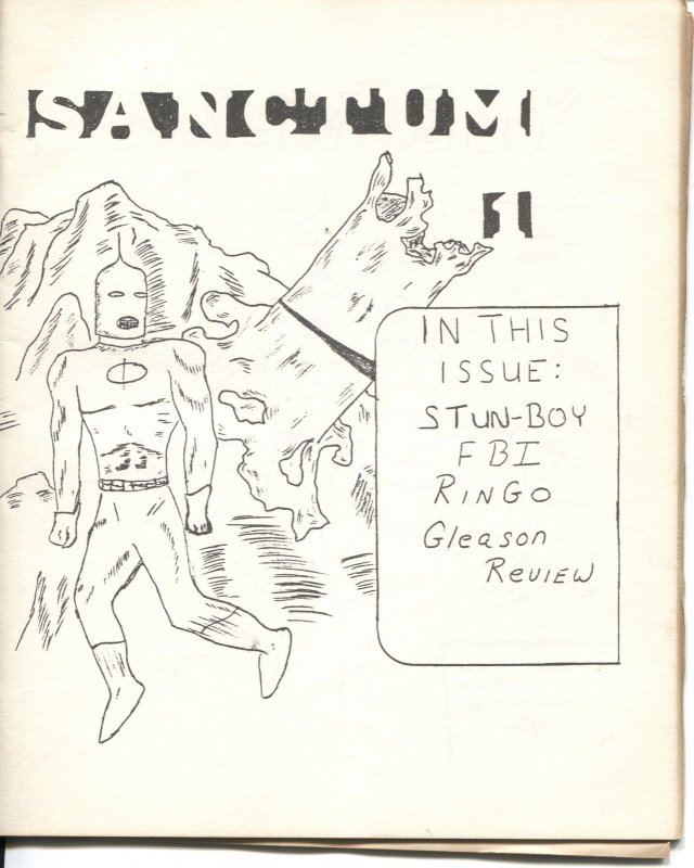 Sanctum #1, raw, ungraded comic book — front cover