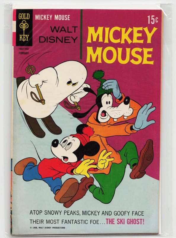 Mickey Mouse #120 (Gold Key, 1969), raw, ungraded comic book — front cover