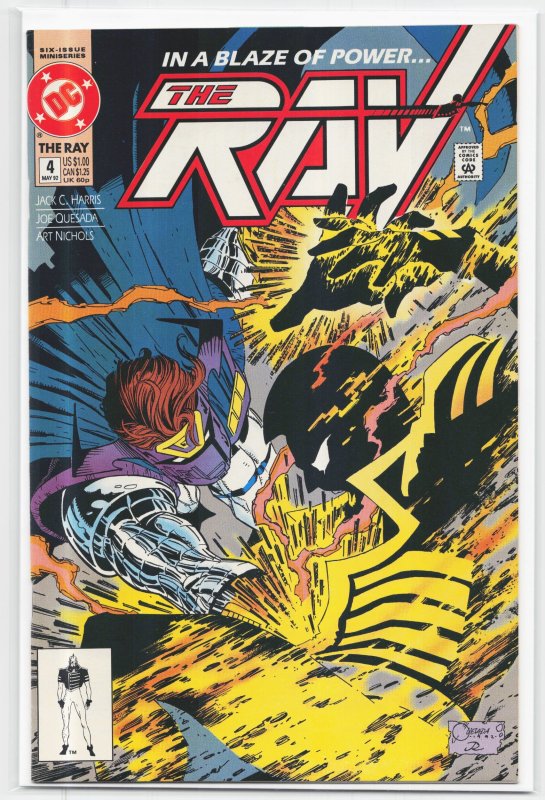 The Ray #4 (1992), raw, ungraded comic book — front cover