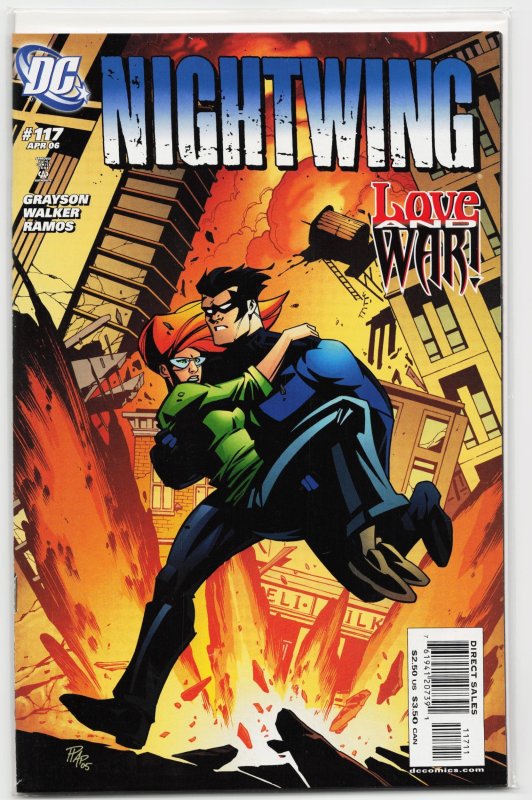 Nightwing #117 (DC Comics, 2006), raw, ungraded comic book — front cover