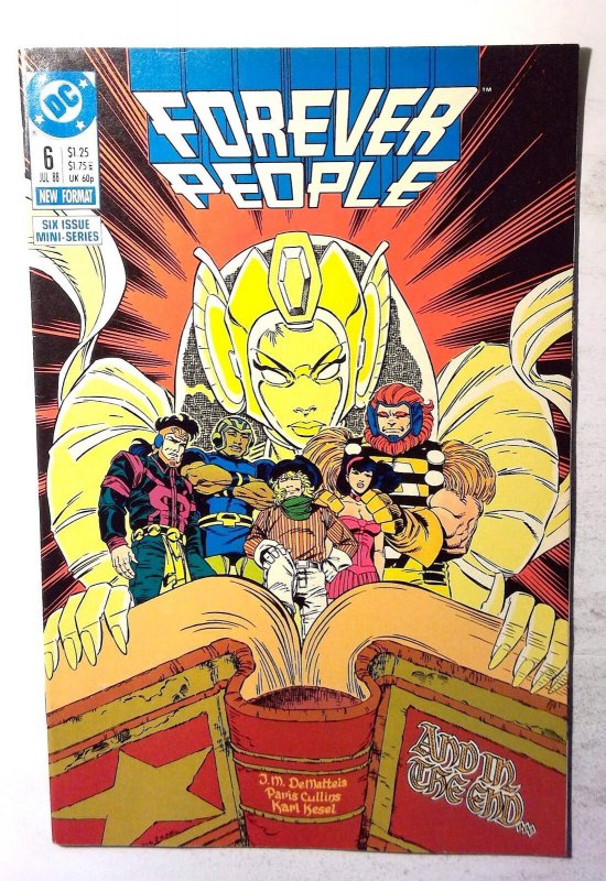 Forever People #6 (DC Comics, 1988), raw, ungraded comic book — front cover