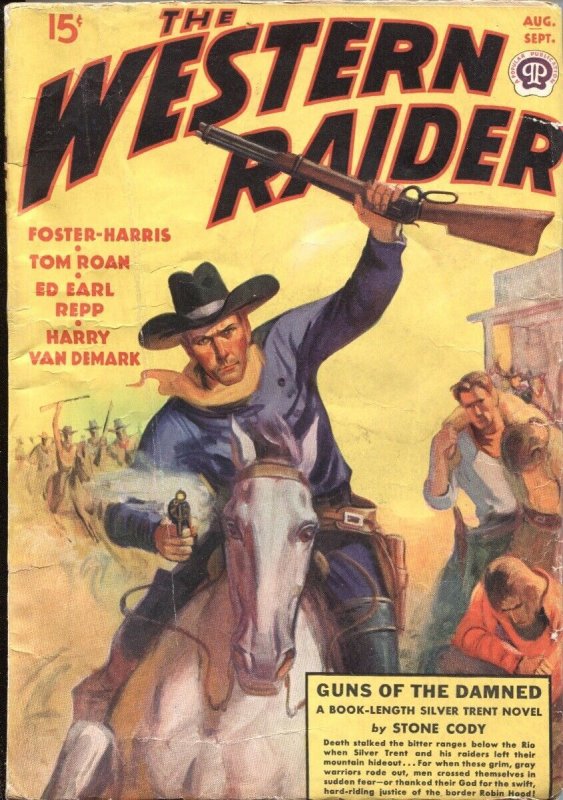 Pulp: Western Raider Pulp #18, raw, ungraded comic book — front cover