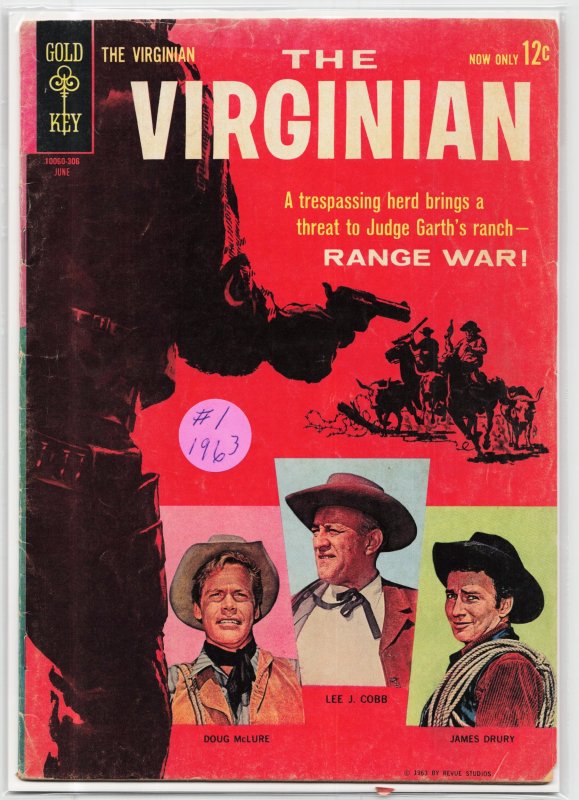Virginian (1963) Keys of Knowledge (1963), raw, ungraded comic book — front cover