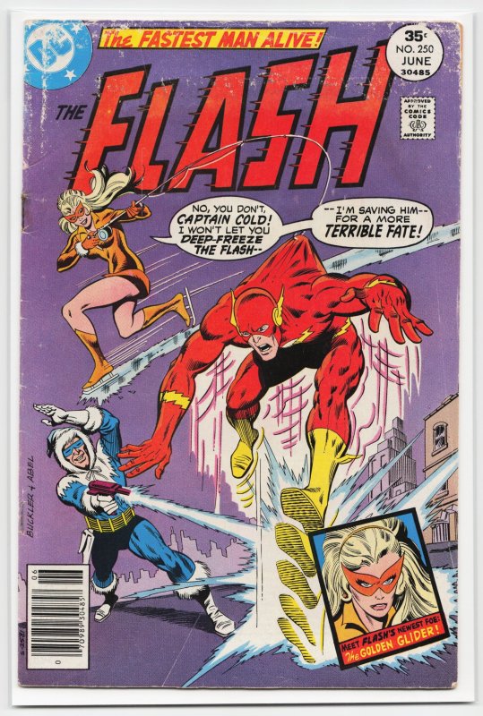 The Flash #250 (DC Comics, 1977), raw, ungraded comic book — front cover