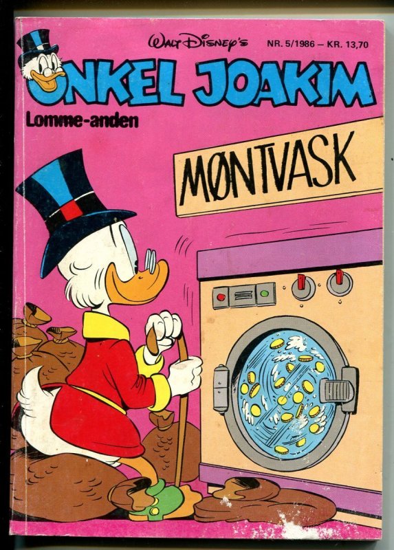 Onkel Joakim #5 (1986), raw comic book in VG condition — front cover
