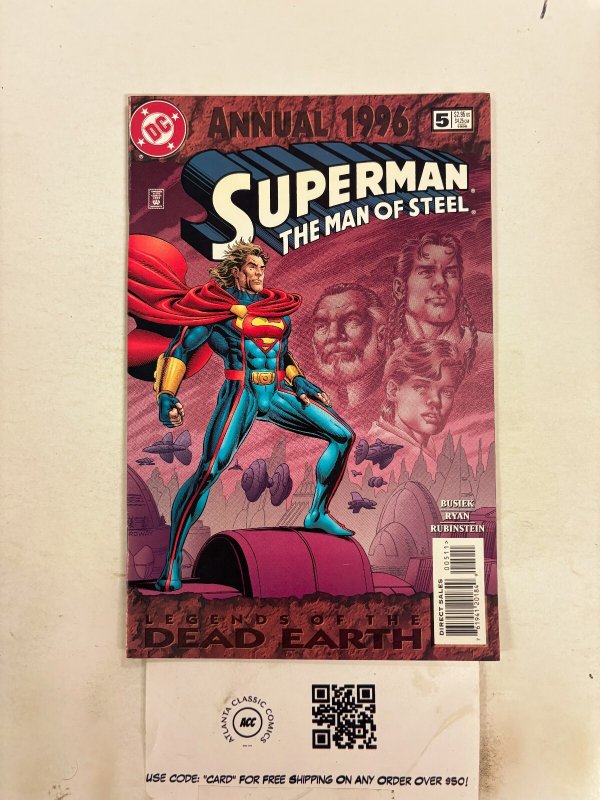 Superman Man of Steel Annual #5 (DC Comics), raw comic book in NM condition — front cover