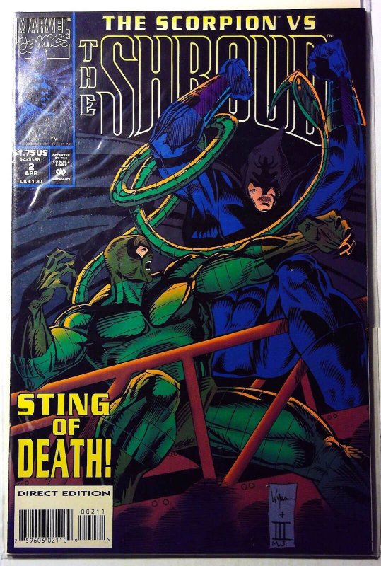 Shroud #2 (Marvel Comics, 1994), raw, ungraded comic book — front cover