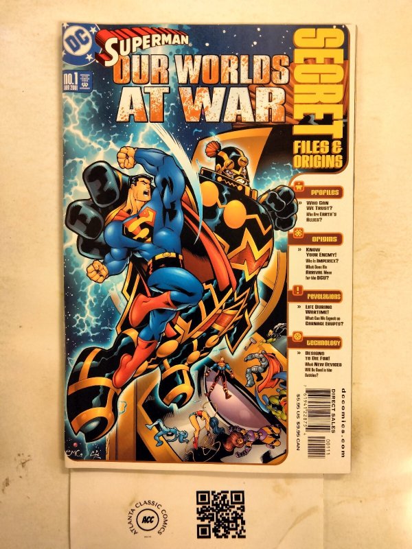 Superman Our Wolds at War Secret Files & Origins #1 (DC Comics), raw comic book in NM condition — front cover