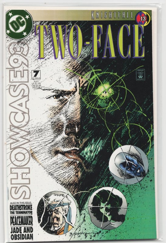 Showcase '93 #7 (DC Comics, 1993), raw, ungraded comic book — front cover