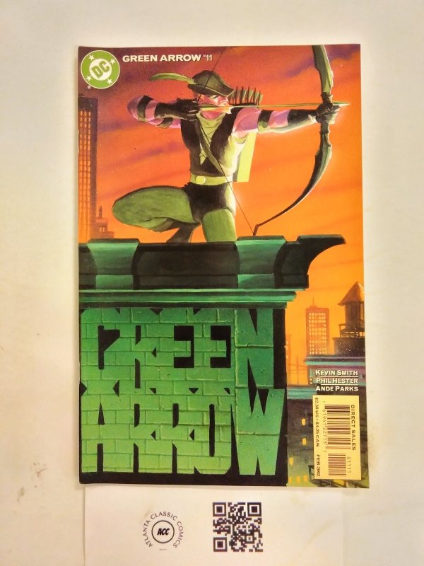 Green Arrow #11 (DC Comics), raw comic book in NM condition — front cover
