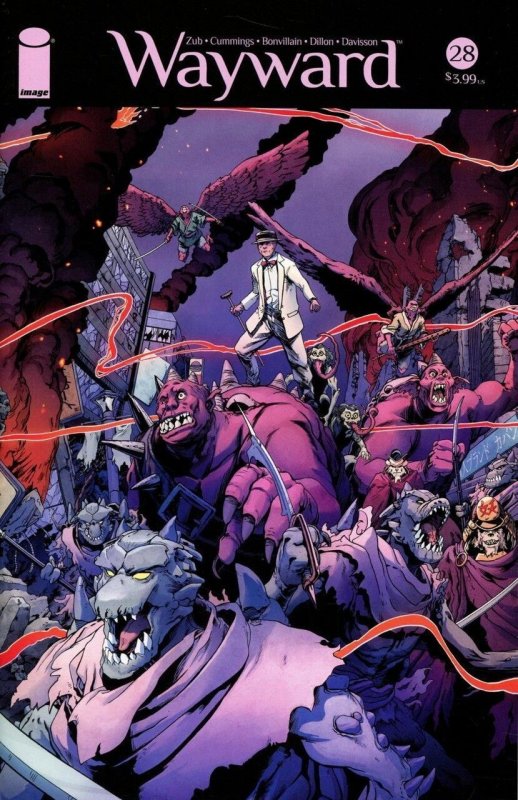 Wayward #28 (Image Comics, 2014), raw comic book in VF/NM condition — front cover