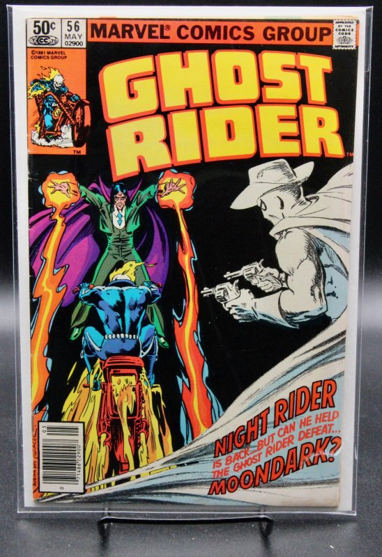 Ghost Rider #56 (Marvel Comics, 1981), raw, ungraded comic book — front cover