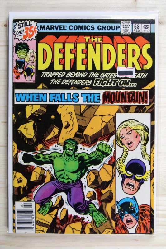 The Defenders #68 (Marvel Comics, 1979), raw comic book in VF- 7.5 condition — front cover