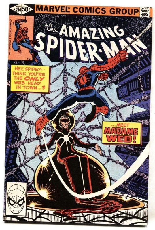 Amazing Spider-Man #210 (Marvel Comics, 1980), raw comic book in VF condition — front cover