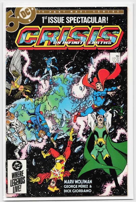 Dollar Comics: Crisis on Infinite Earths (2019) the Crime Syndicate [Key Issue] (DC Comics, 2019), raw, ungraded comic book — front cover