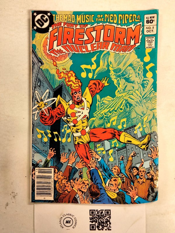 Firestorm the Nuclear Man #5 (DC Comics), raw comic book in VF condition — front cover