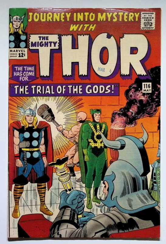 Journey into Mystery #116 (Marvel Comics, 1965), raw, ungraded comic book — front cover