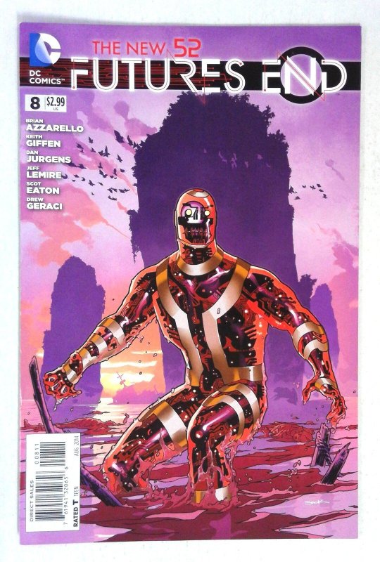 Futures End #8 (DC Comics, 2014), raw comic book in NM- condition — front cover