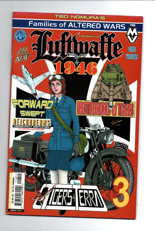 Luftwaffe #118, raw comic book in VF condition — front cover
