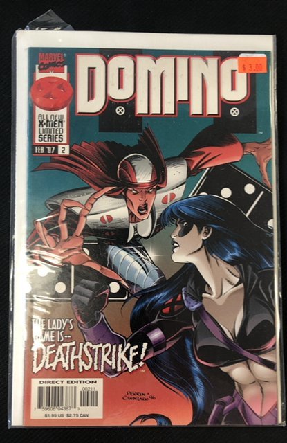 Domino #2 (Marvel Comics, 1997), raw, ungraded comic book — front cover