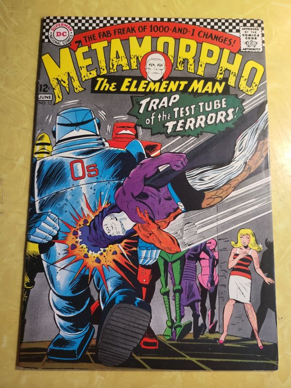 Metamorpho #12 (1967), raw, ungraded comic book — front cover