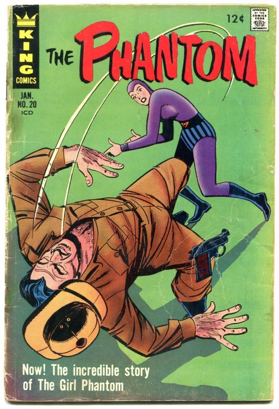The Phantom #20 (1967), raw comic book in FR condition — front cover