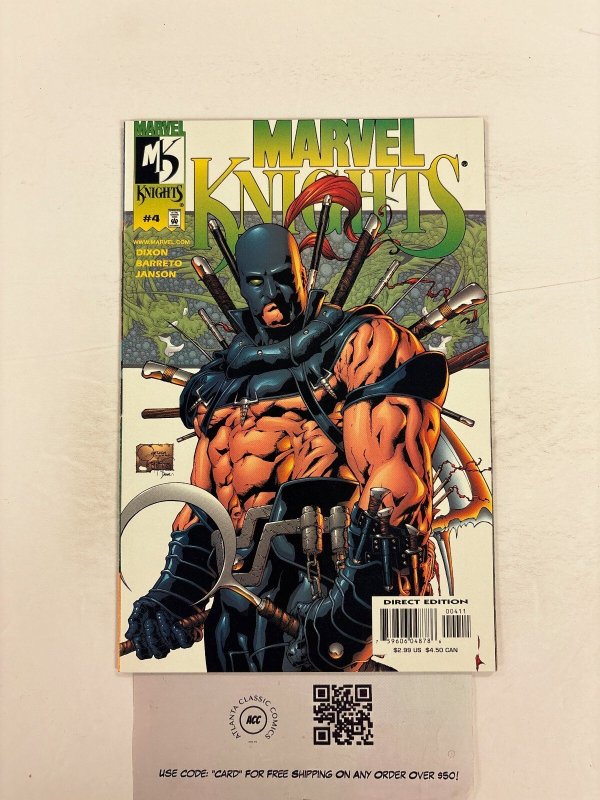 Marvel Knights #4 (Marvel Comics), raw comic book in NM condition — front cover