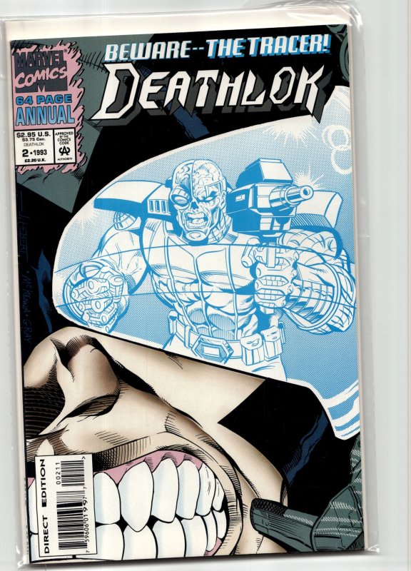 Deathlok Annual #2 (Marvel Comics, 1993), raw, ungraded comic book — front cover